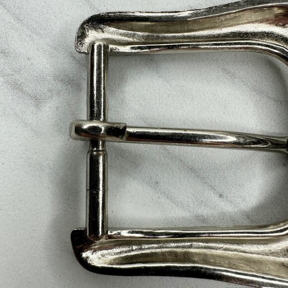 Western Style Silver Engraved Belt Buckle Classic Design ✨ - Picture 6 of 7